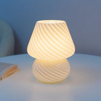 Lampe de bureau LED en verre de luxe