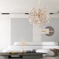 Lustre céramique blanc - Collection Fleurs