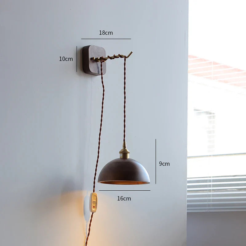 Applique murale noyer pour un intérieur moderne