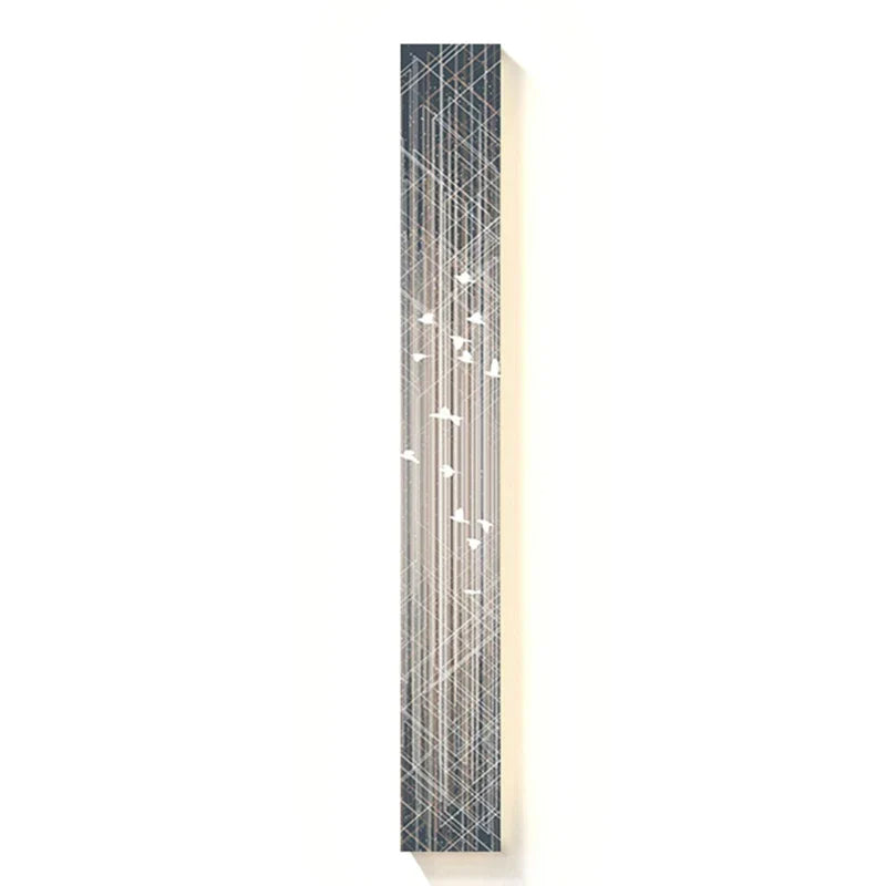 Applique murale LED moderne avec bande de décoration suspendue