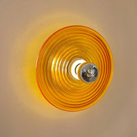 Applique murale design nordique en verre ondulé LED pour une ambiance lumineuse