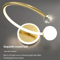 Plafonnier Rond Cristal LED
