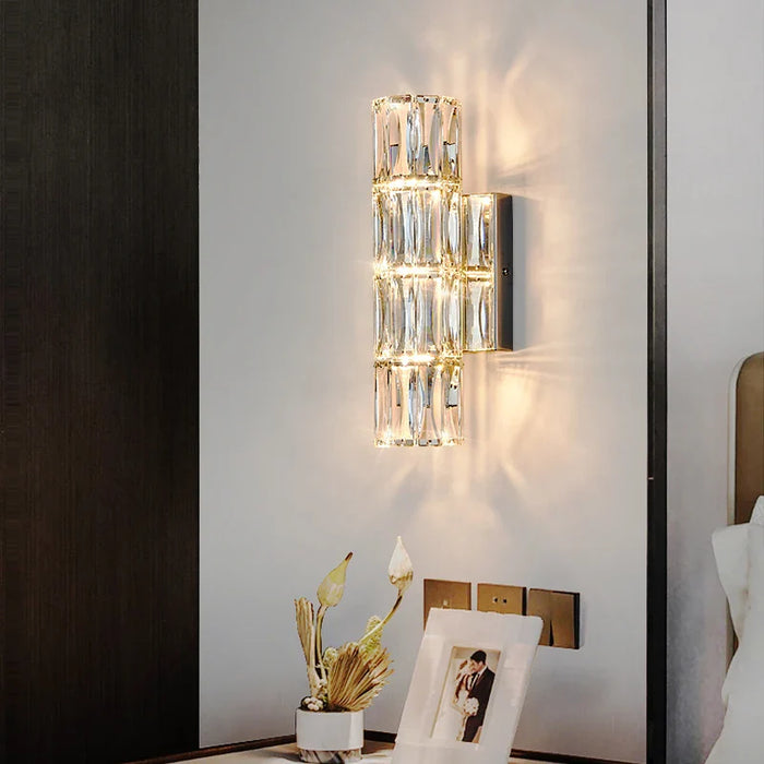 Applique murale en cristal design