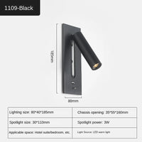 Applique Murale Premium d'Intérieur avec Chargeur USB
