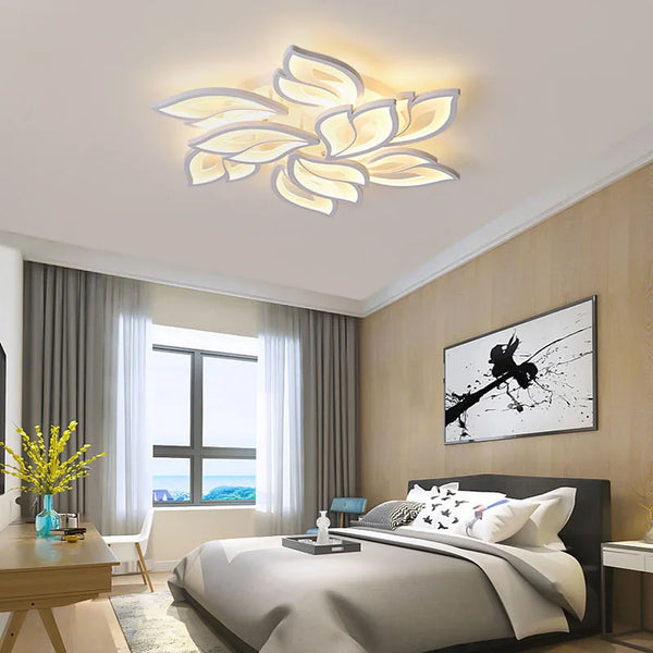 Plafonnier LED Fleur Acrylique Smart Control pour Hôtel et Café