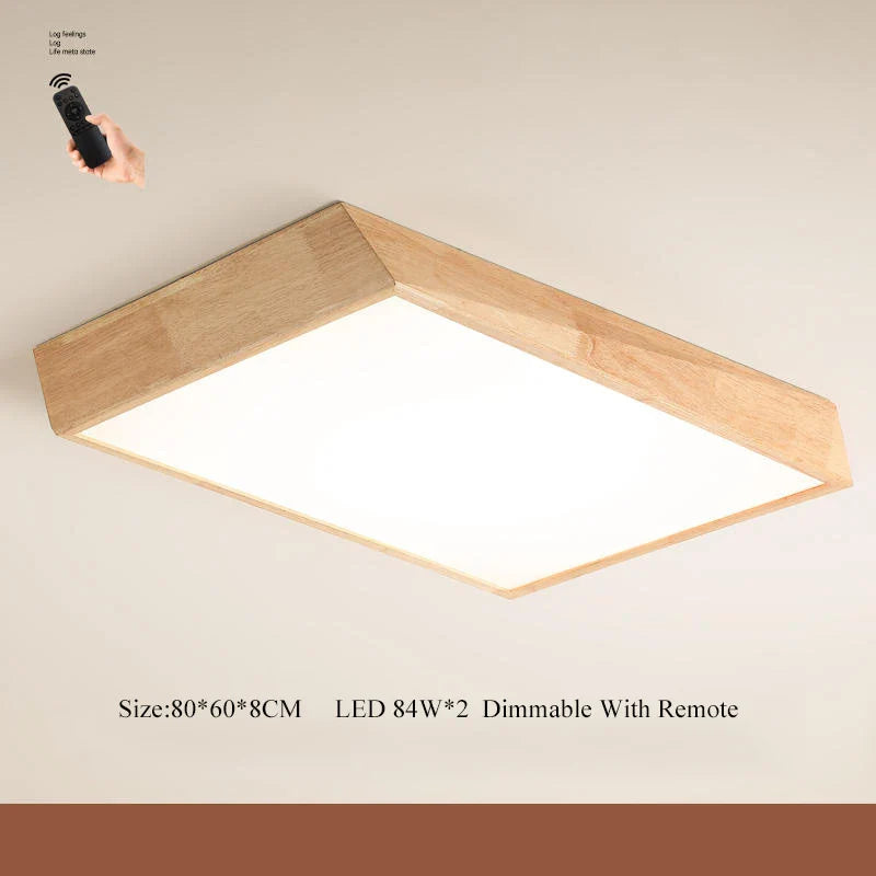 Plafonnier BOTIMI Bois Massif LED Modèle Nordique