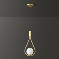 Suspension LED design pour intérieur avec cordon G9