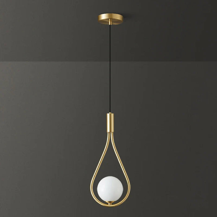 Suspension LED design pour intérieur avec cordon G9