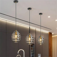 Suspension Boule de Vitrail Nordic Light