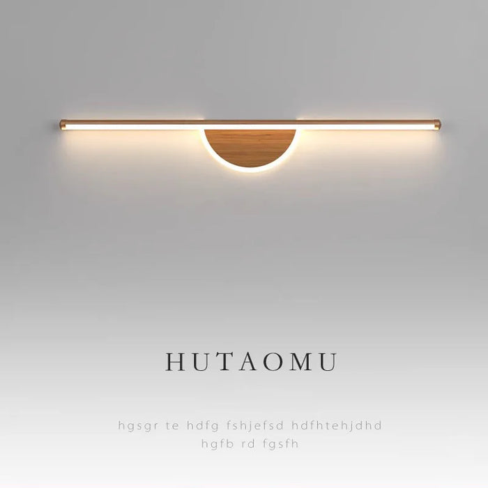 Applique murale LED moderne en Bois de Noyer Premium