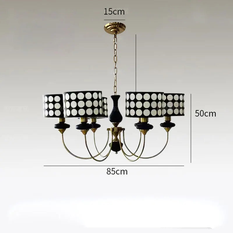 Lustre en cuivre moderne pour un style haut de gamme dans les hôtels et la décoration intérieure