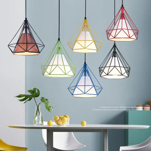 Lustre Cage à Oiseaux Moderne Loft