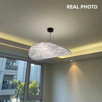Nordic Silk LED Suspension Lights for Wabi Sabi Home Decor