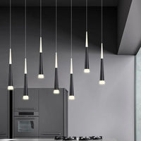 Suspension lumineuse pour cuisine et salle à manger - Collection Nordique Long Tube