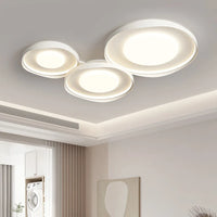 Plafonnier circulaire moderne en fer pour éclairage intérieur - Élégance lumineuse