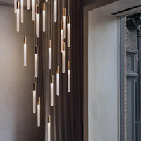Lustre Nordique Suspendu Design pour Penthouse Villa