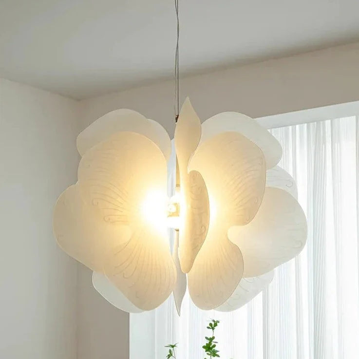 Lustre en acrylique nordique avec suspension LED papillon
