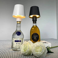 Lampe de table portable en forme de bouteille de vin LED amovible pour bar - Édition spéciale