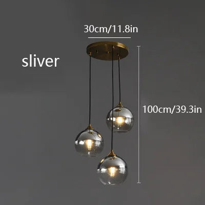 Suspension LED au design nordique contemporain