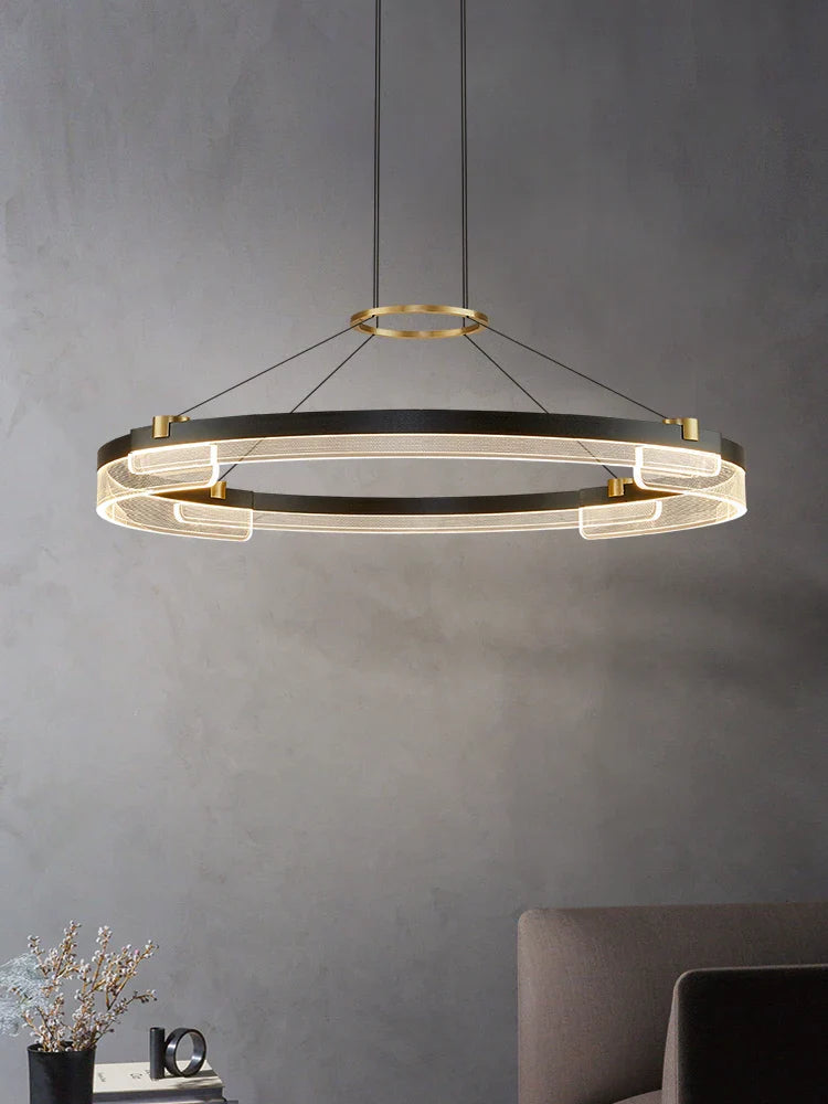 Lustre LED Nordic Zen pour Salon de Thé - Style Moderne Minimaliste