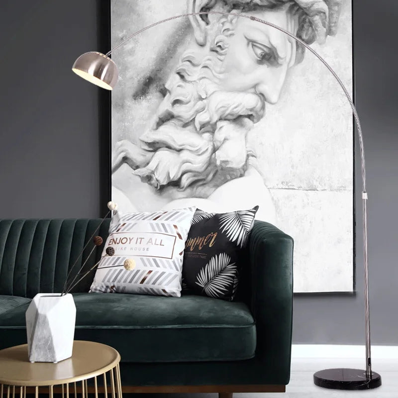 Lampadaire de pêche design italien-nordique minimaliste