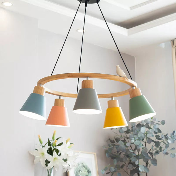 Suspension créative nordique: Lampe Oiseau