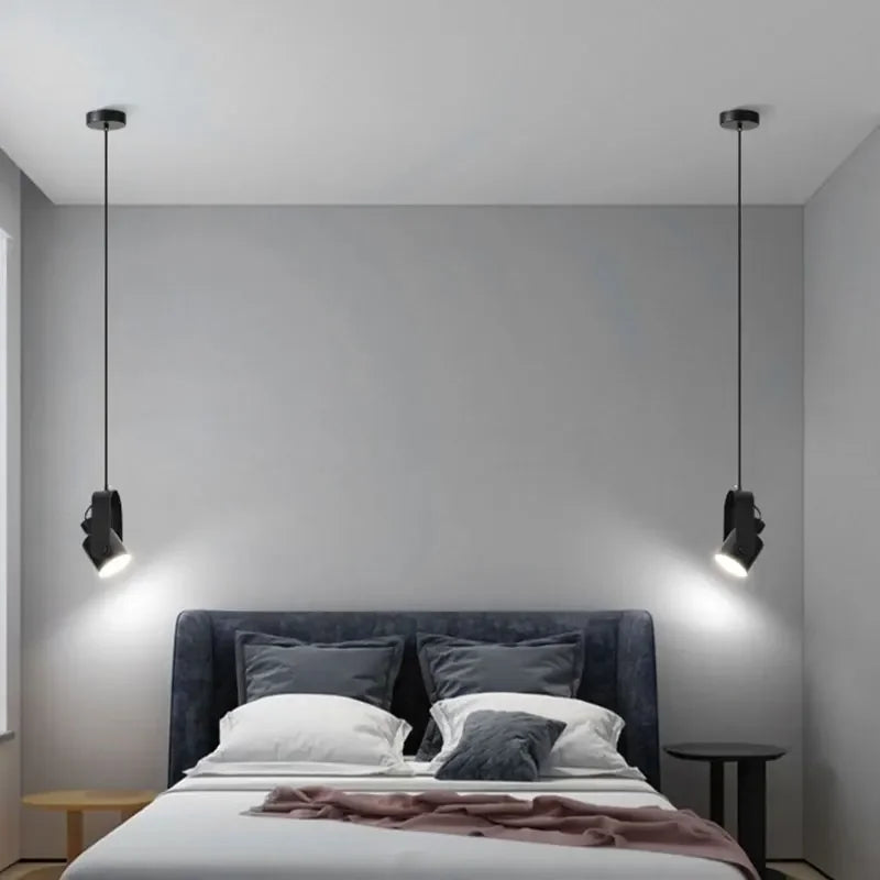 Lustre Macaron Nordic Design en Bois Brut et LED