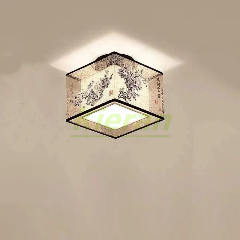 Plafonnier LED Moderne Lotus Oiseau pour Hôtel KTV