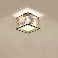 Plafonnier LED Moderne Lotus Oiseau pour Hôtel KTV