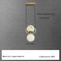 Suspension Design en Marbre Moderne