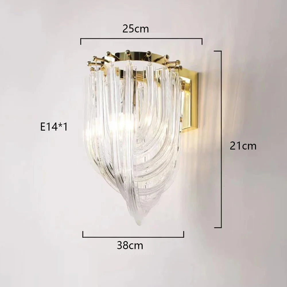 Lustres LED Nordiques Modernes en Verre