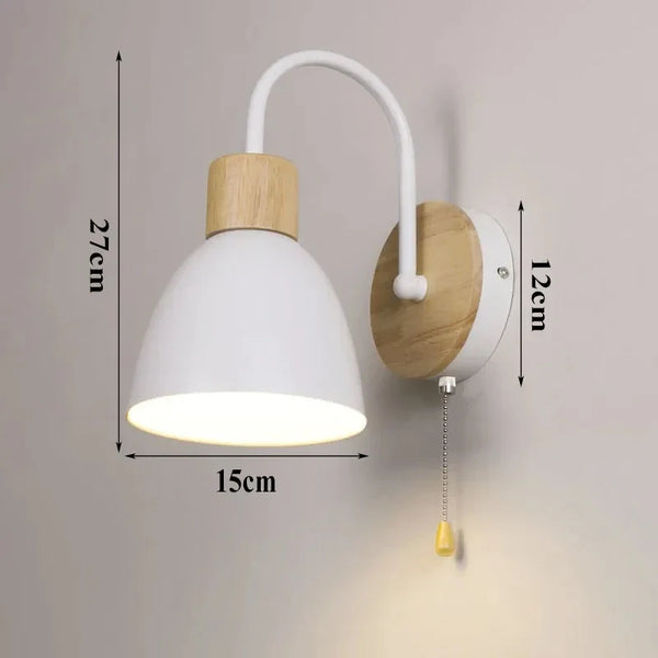 Applique Murale Nordique Moderne Macaron avec Interrupteur LED - Édition Exclusive