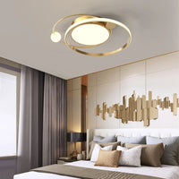 Moderne Led Lustres Nordique Intérieur Maison Or