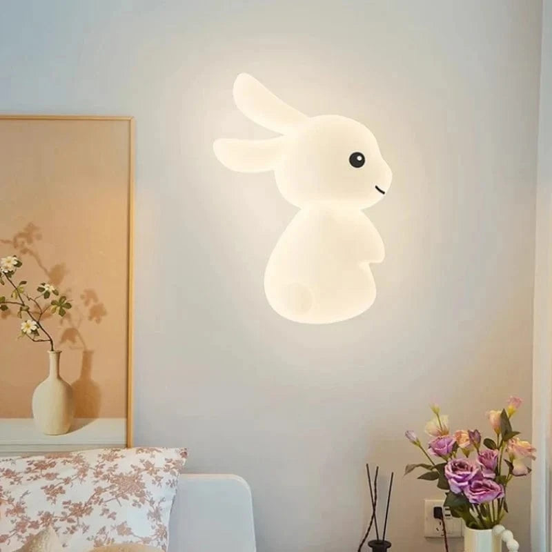 Lampe murale LED Lapin Mignon pour Chambre Enfant