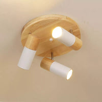 Plafonnier LED Bois Nordique