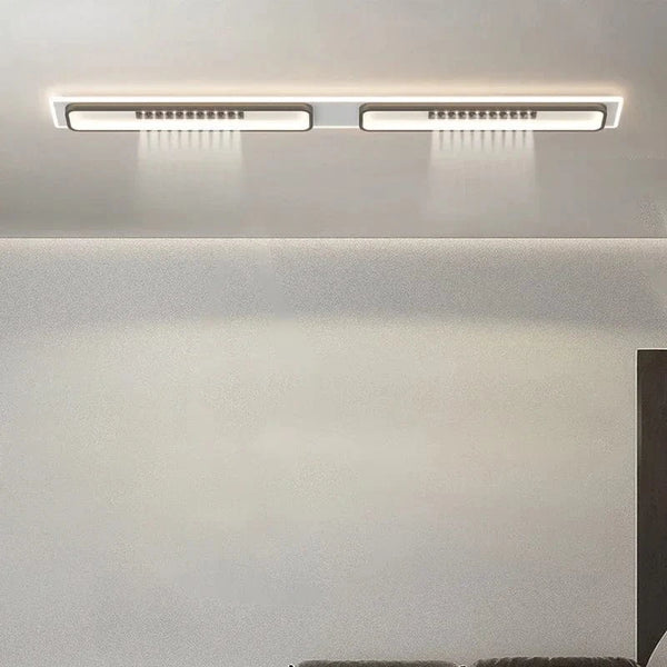 Plafonnier LED Moderne : Gradation et Projecteurs d'Éclairage Intérieur