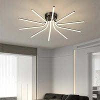 Plafonnier LED en cuivre au design contemporain