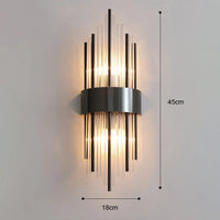 Applique Murale LED Dorée de Luxe