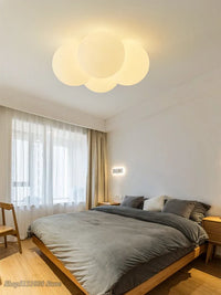 Plafonnier LED nordique minimaliste pour chambre d'enfants - Lampe nuage art en acrylique innovante