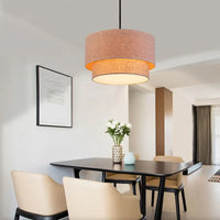 Suspension Abat-jour Style Lin Moderne