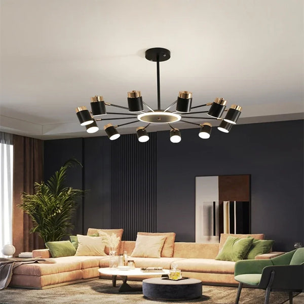 Lustre nordique au design épuré pour une décoration intérieure contemporaine