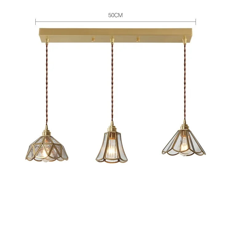 IWDH 2022 - Collection Nordika: Suspension Luminaire LED en Verre Cuivré