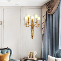 Applique murale cuivre Rococo Chic