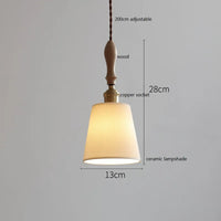 Suspension LED Conique Design en Céramique