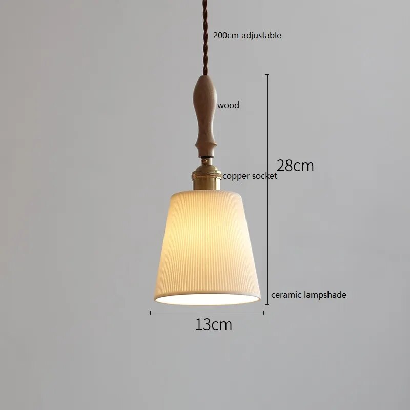 Suspension LED Cuivre et Bois : Décoration Intérieure Moderne
