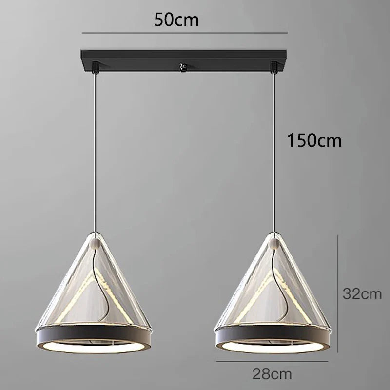 Lustre contemporain pour éclairage intérieur et Suspension