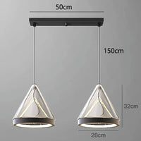 Lustre contemporain pour éclairage intérieur et Suspension