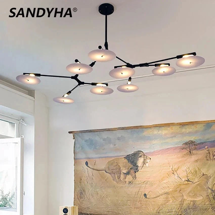 Lustre Moléculaire Sandyha - Luminaire Suspendu Soffitto