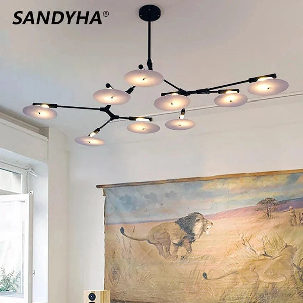 Lustre Moléculaire Sandyha - Luminaire Suspendu Soffitto