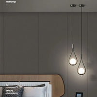 Suspension LED design pour intérieur avec cordon G9
